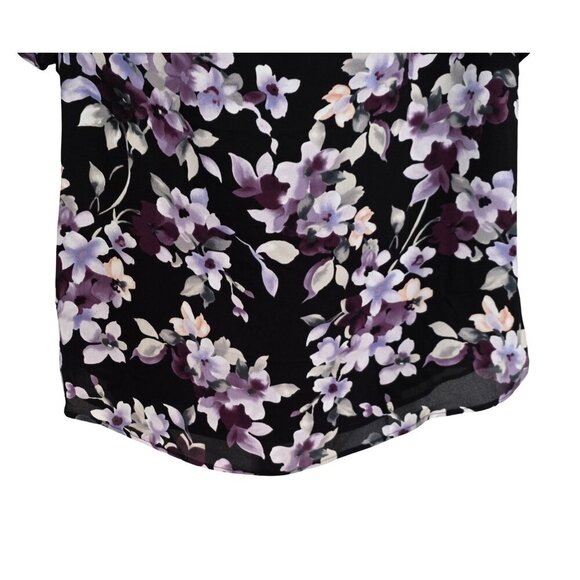 Women's - White House Black Market Floral Blouse, Size Small - Picture 3 of 7